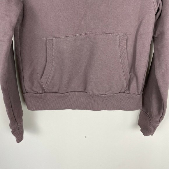 Athleta Moonrise Hoodie Womens Size XXS Dusty Purple Open Back Hooded Sweatshirt - Picture 5 of 5